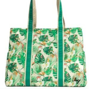 NWT- LUG- ROVER XL- TROPICAL BIRDS CREAM